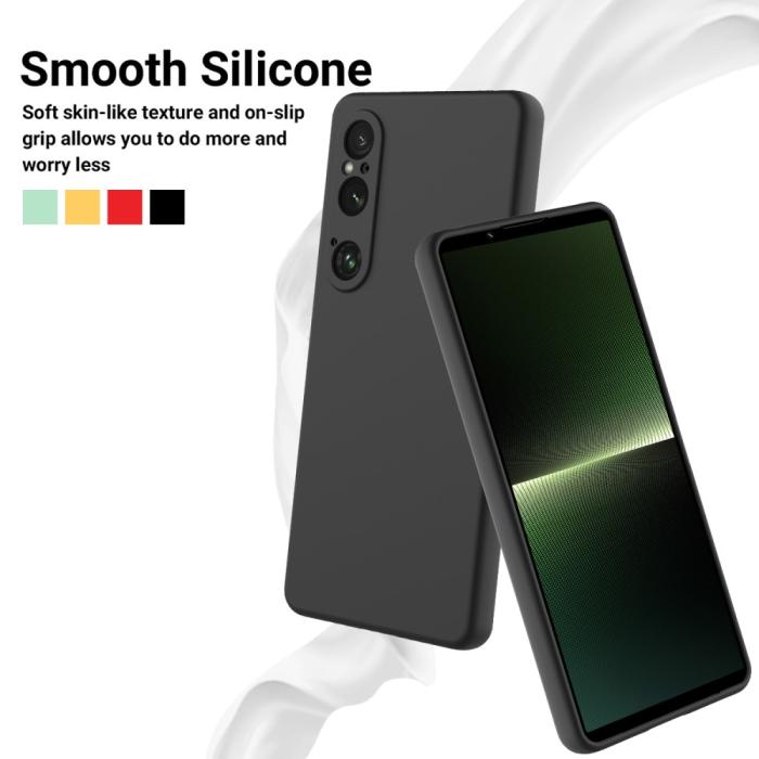 Bild 3,  Sony Xperia 1 VI Silikon Skal Svart - Teknikhallen.se