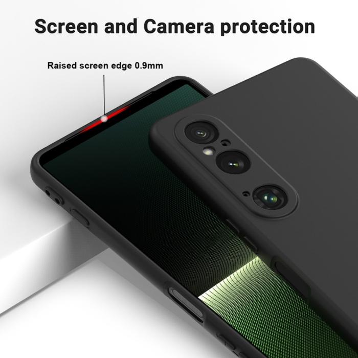 Bild 4,  Sony Xperia 1 VI Silikon Skal Svart - Teknikhallen.se