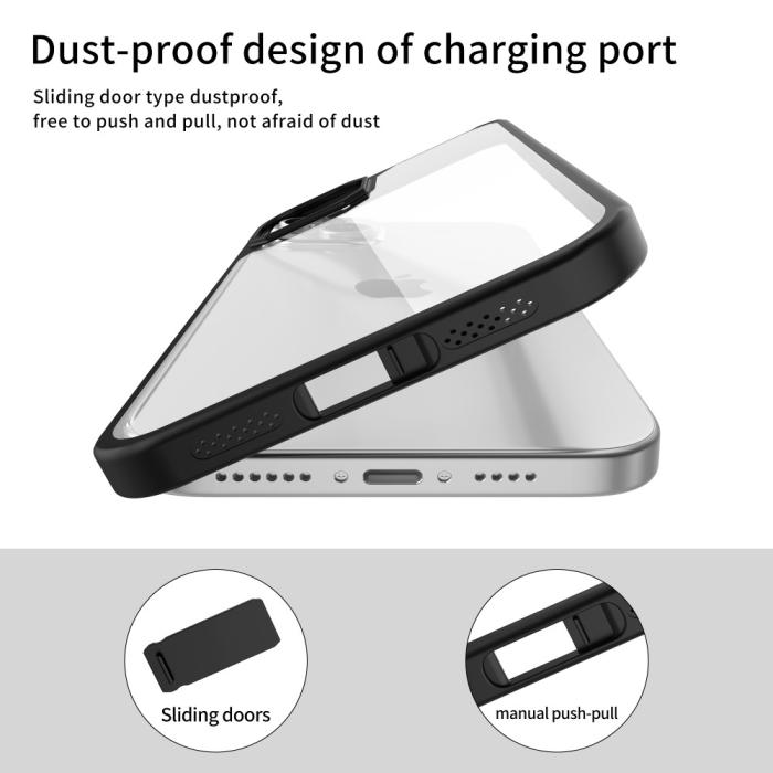 Bild 2, LEEU DESIGN LEEU DESIGN iPhone 15 Plus Skal Hybrid Svart - Teknikhallen.se