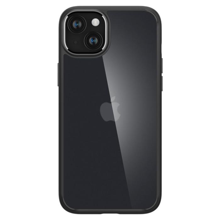 Bild 2, Spigen Spigen iPhone 15 Skal Ultra Hybrid Frostad Svart - Teknikhallen.se