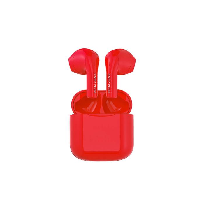 Bild 4, Happy Plugs Happy Plugs Joy Hörlurar In-Ear TWS Röd - Teknikhallen.se