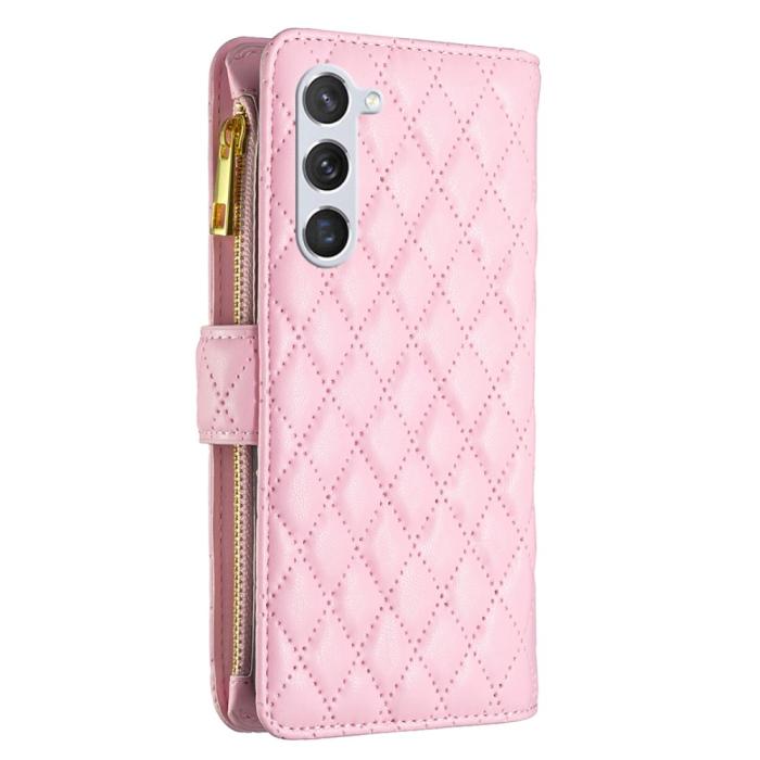 Bild 6, BINFEN BINFEN Galaxy S24 Fodral Diamond Multifunktionell Rosa - Teknikhallen.se