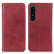  Sony Xperia 1 V Fodral Flip Split L&auml;der R&ouml;d - Teknikhallen.se
