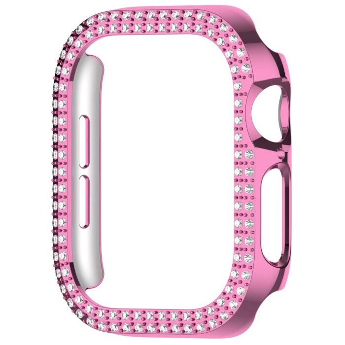 Bild 2,  Apple Watch 10 46 mm Skal Rhinestone Rosa - Teknikhallen.se