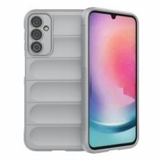  Samsung Galaxy A24 5G Skal Magic Shield Gr&aring; - Teknikhallen.se