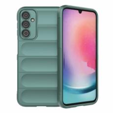  Samsung Galaxy A24 5G Skal Magic Shield Gr&ouml;n - Teknikhallen.se
