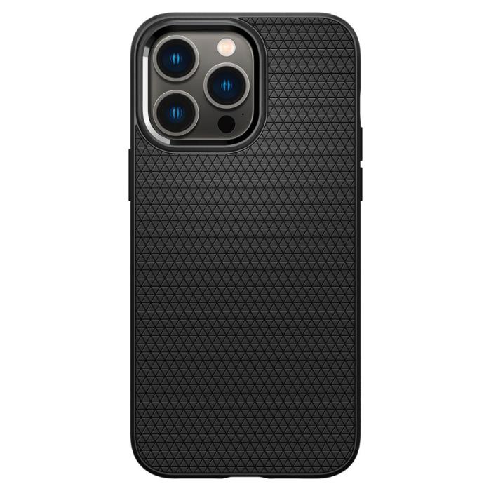 Bild 2, Spigen Spigen iPhone 14 Pro Max Skal Liquid Air Matt Svart - Teknikhallen.se