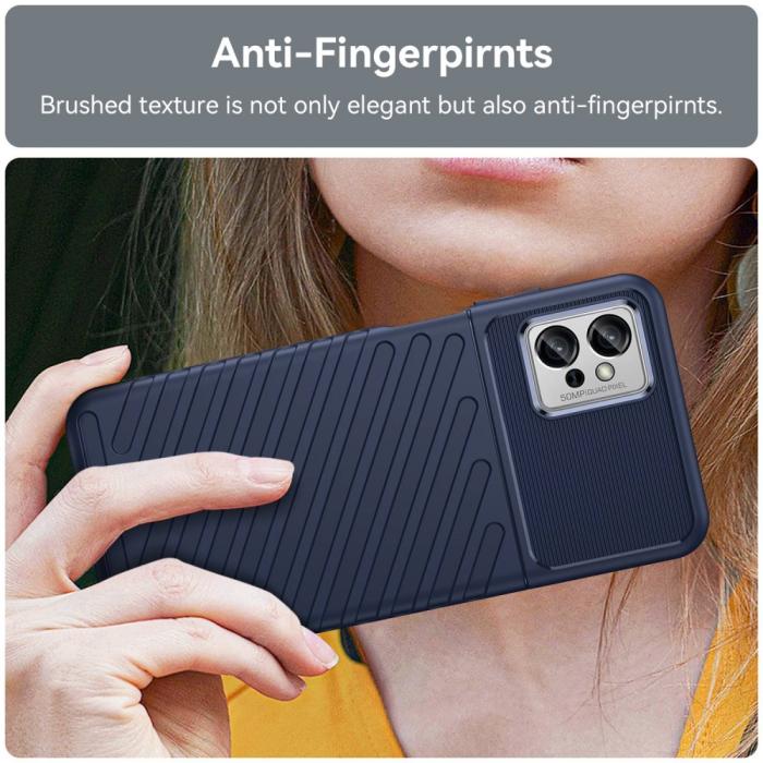 Bild 4,  Motorola Moto G32 Skal Twill Textur Blå - Teknikhallen.se
