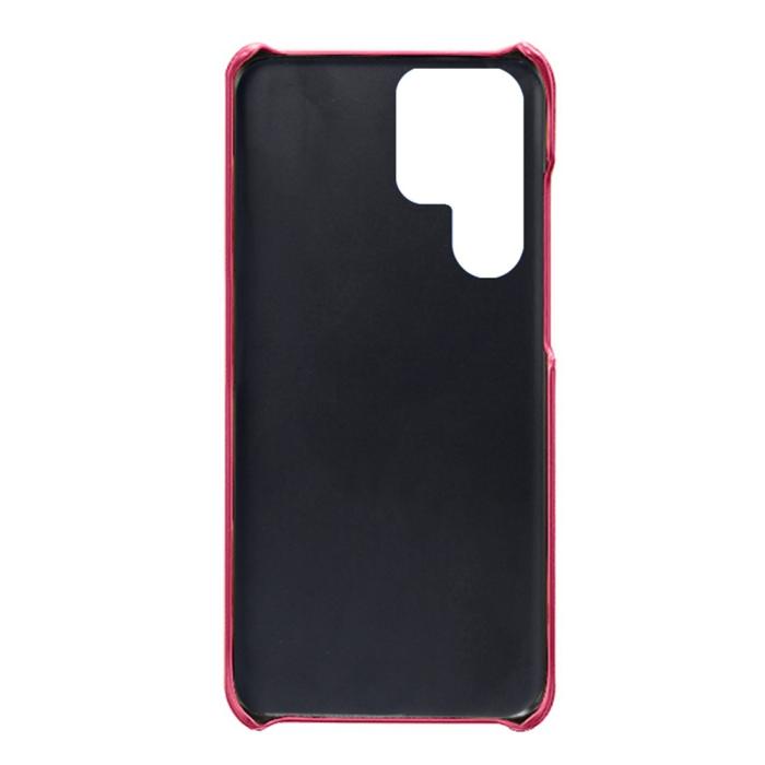 Bild 4,  Samsung Galaxy S23 Ultra Skal Läder Belagt Rosa - Teknikhallen.se