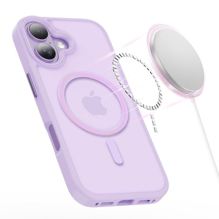 Bild 3, Tech-Protect Tech-Protect iPhone 17 Skal MagSafe MagMat Lavender - Teknikhallen.se