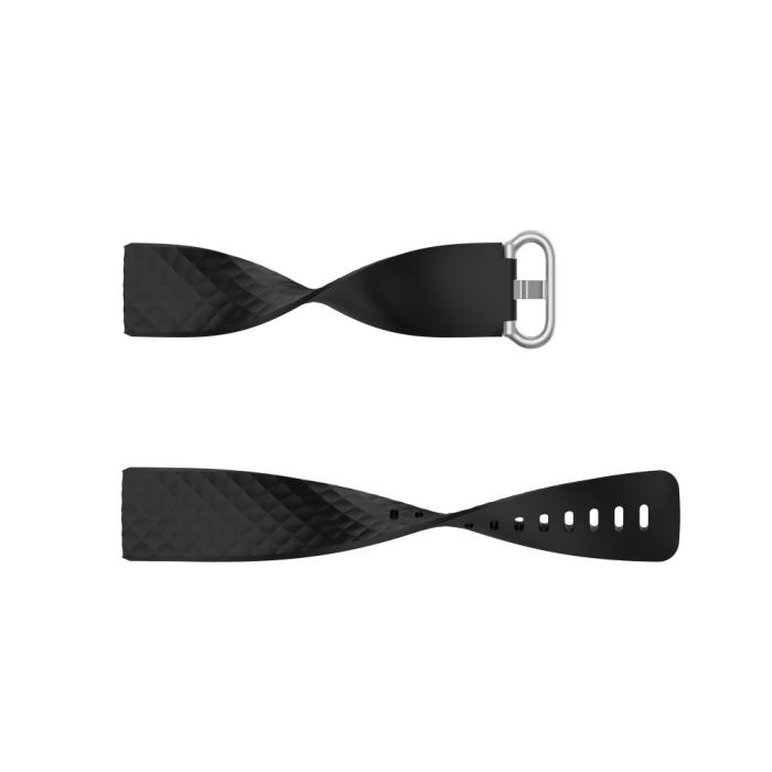 Bild 6,  Armband Fitbit Charge 3 / 4 Svart - Teknikhallen.se