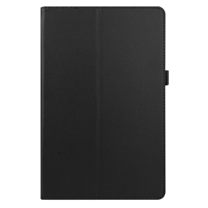 Bild 2,  Samsung Galaxy Tab A7 10.4 Fodral Litchi Läder Svart - Teknikhallen.se