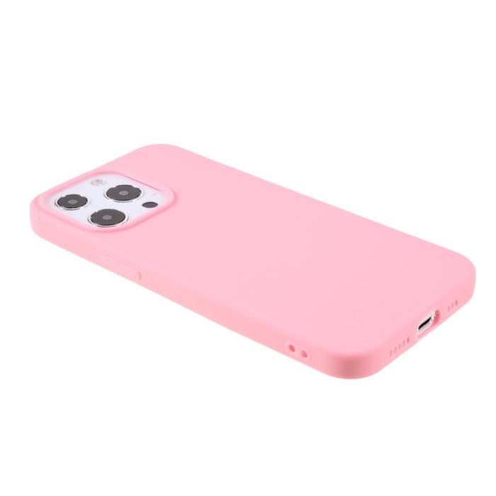 Bild 4,  iPhone 13 Pro - Matt TPU Skal - Ljus Rosa - Teknikhallen.se