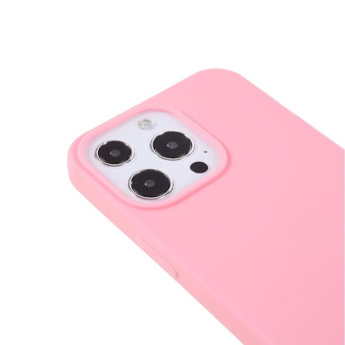 Bild 6,  iPhone 13 Pro - Matt TPU Skal - Ljus Rosa - Teknikhallen.se