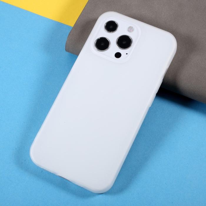 Bild 3,  iPhone 13 Pro - Matt TPU Skal - Vit - Teknikhallen.se