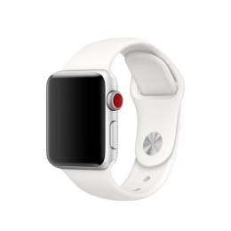  Silikon Armband Apple Watch 42/44/45/49 mm Vit (M/L) - Teknikhallen.se