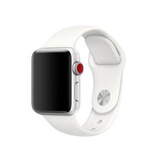  Silikon Armband Apple Watch 42/44/45/46/49 mm Vit (M/L) - Teknikhallen.se