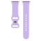 ColorPop Silikon Armband Butterfly Apple Watch 41/40/38 mm (S/M) Lila - Teknikhallen.se