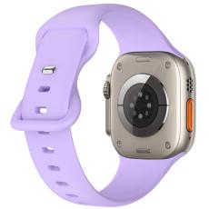 ColorPop Silikon Armband Butterfly Apple Watch 42/41/40/38 mm (S/M) Lila - Teknikhallen.se