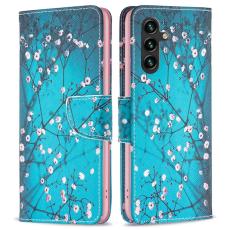  Samsung Galaxy A14 4G/5G Fodral Med Tryck Plommontr&auml;d - Teknikhallen.se