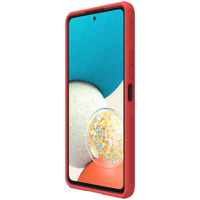 Bild 4, NILLKIN NILLKIN Samsung Galaxy A53 5G Skal Frosted Shield Röd - Teknikhallen.se