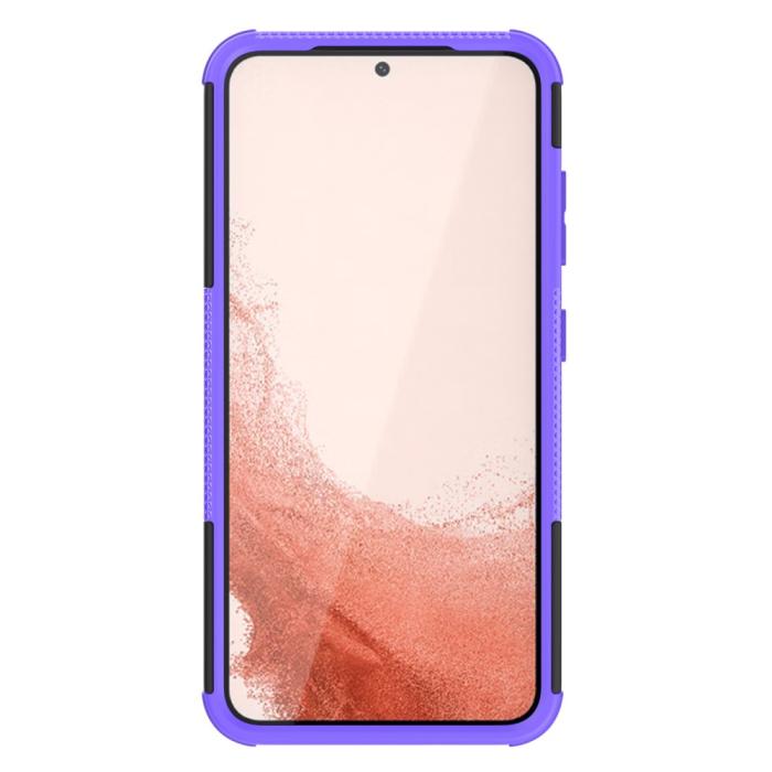 Bild 4,  Samsung Galaxy S23 Skal Ultimata Stöttåligt med Stöd Lila - Teknikhallen.se