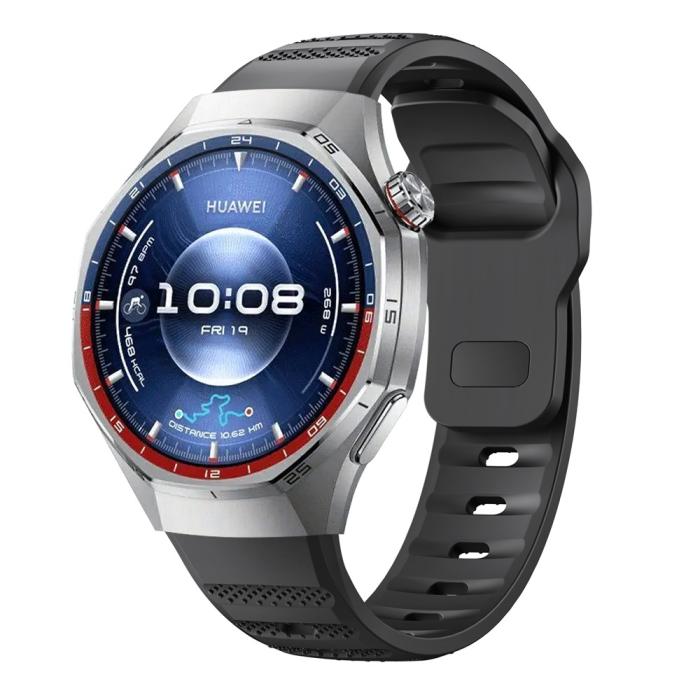 Bild 3,  Huawei Watch GT 6 Pro 46 mm Armband AeroSilicone Svart - Teknikhallen.se