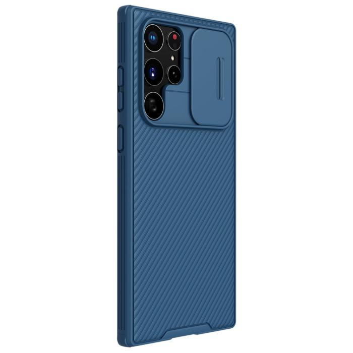 Bild 4, NILLKIN NILLKIN Samsung Galaxy S22 Ultra Skal CamShield Pro Blå - Teknikhallen.se