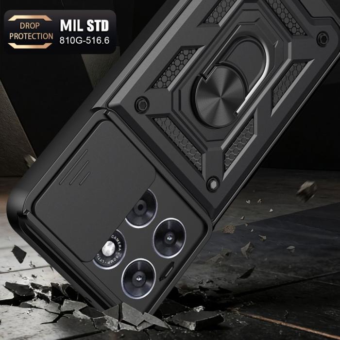 Bild 4, Tech-Protect Tech-Protect Motorola Moto G67/G77 Skal CamShield Pro Svart - Teknikhallen.se