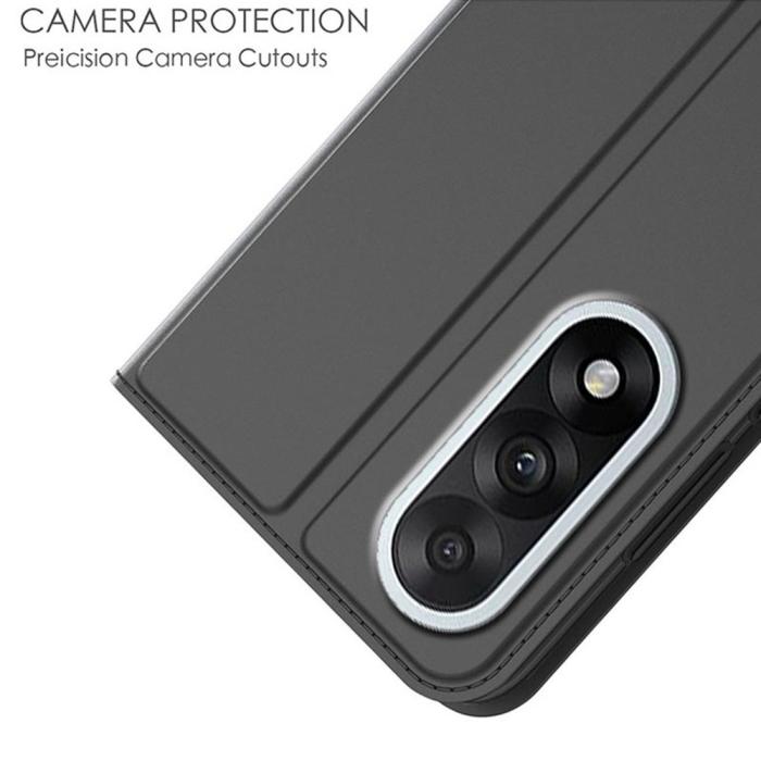 Bild 5,  OnePlus Nord 5 5G Fodral Flip Läder Svart - Teknikhallen.se