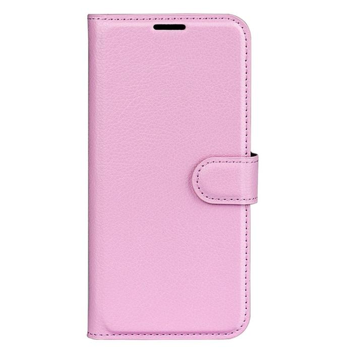 Bild 5,  Samsung Galaxy A16 / A26 5G Fodral Litchi Läder Textur Ljus Rosa - Teknikhallen.se