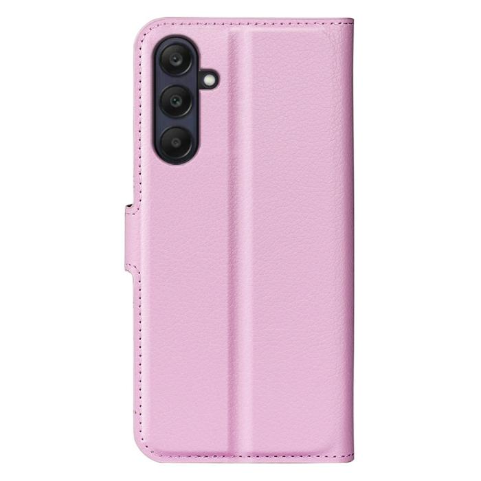 Bild 6,  Samsung Galaxy A16 / A26 5G Fodral Litchi Läder Textur Ljus Rosa - Teknikhallen.se