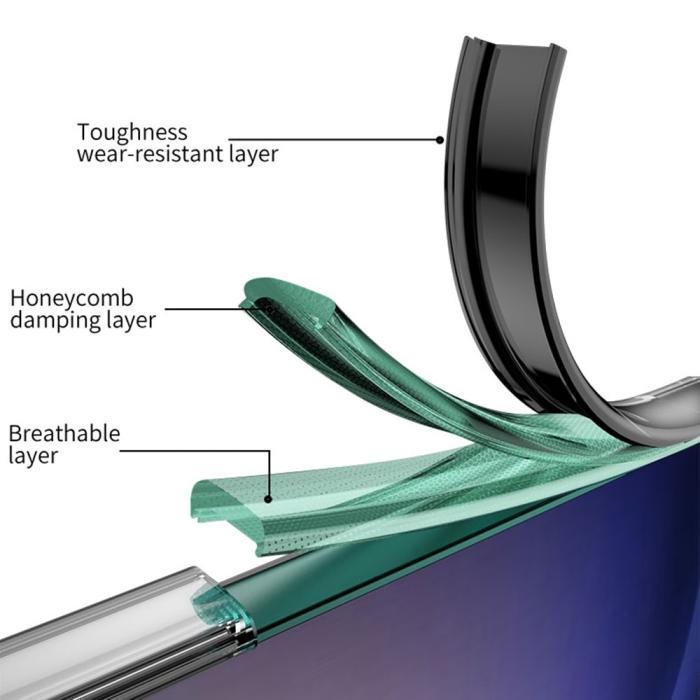 Bild 3, GKK GKK Samsung Galaxy S25 Ultra Skal Shockproof Tonad Svart - Teknikhallen.se
