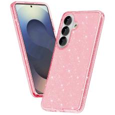  Samsung Galaxy S26 Plus Skal Glitter TPU Rosa - Teknikhallen.se