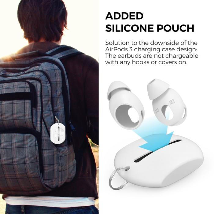 Bild 4, AHASTYLE AHASTYLE Airpods 3 Öronpluggar 3-PACK Svart - Teknikhallen.se