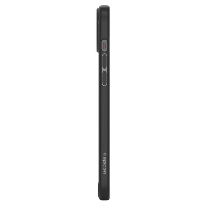 Bild 4, Spigen Spigen iPhone 15 Skal Ultra Hybrid Frostad Svart - Teknikhallen.se