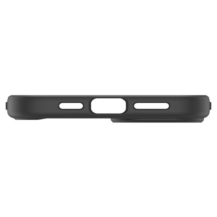 Bild 5, Spigen Spigen iPhone 15 Skal Ultra Hybrid Frostad Svart - Teknikhallen.se