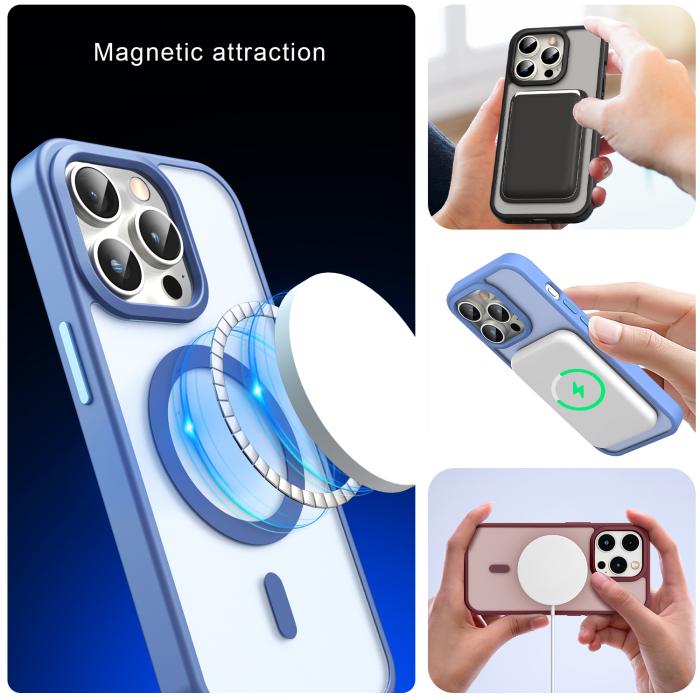 Bild 6, ColorPop ColorPop iPhone 15 Pro Skal CH MagSafe Matt Ljus Grön - Teknikhallen.se