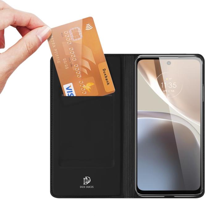 Bild 2, DUX DUCIS DUX DUCIS Motorola Moto G32 Fodral Skin Pro Svart - Teknikhallen.se