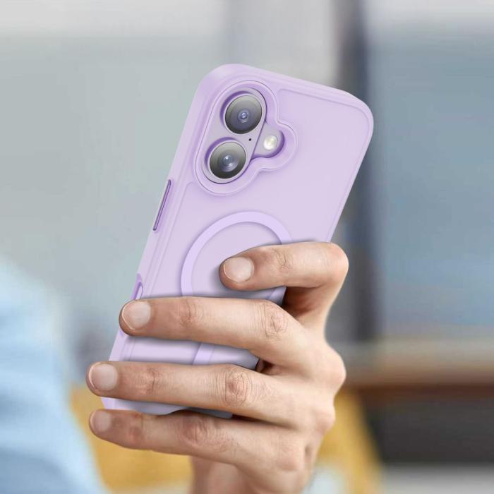 Bild 5, Tech-Protect Tech-Protect iPhone 17 Skal MagSafe MagMat Lavender - Teknikhallen.se