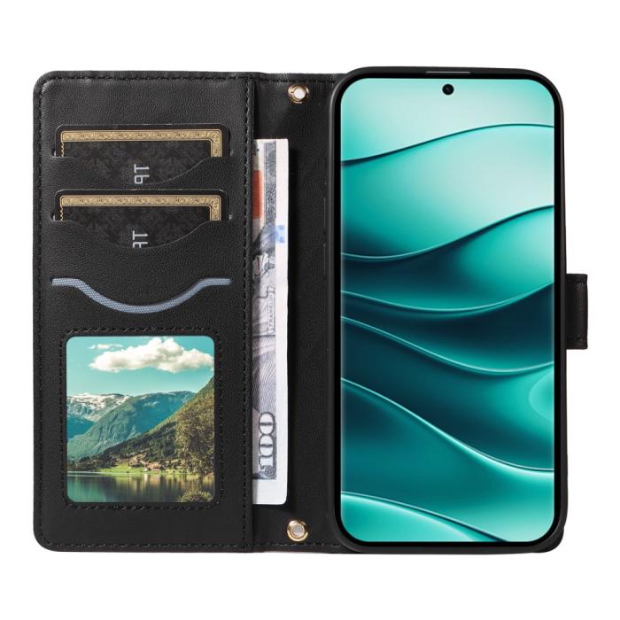 Bild 2,  Xiaomi Redmi Note 14 Pro/Pro Plus 5G Fodral Rhombus Läder - Teknikhallen.se
