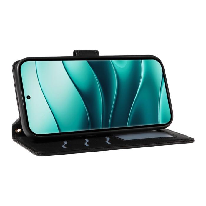 Bild 3,  Xiaomi Redmi Note 14 Pro/Pro Plus 5G Fodral Rhombus Läder - Teknikhallen.se