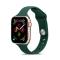  Silikon Armband Apple Watch 42/44/45/49 mm Mörk Grön - Teknikhallen.se