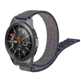  Nylon Armband Med Kardborreband Fäste - Blå (22mm) - Teknikhallen.se