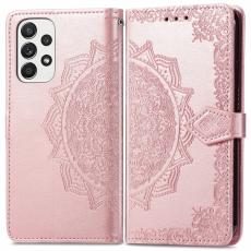  Samsung Galaxy A53 5G Fodral Mandala L&auml;der Ros&eacute;guld - Teknikhallen.se