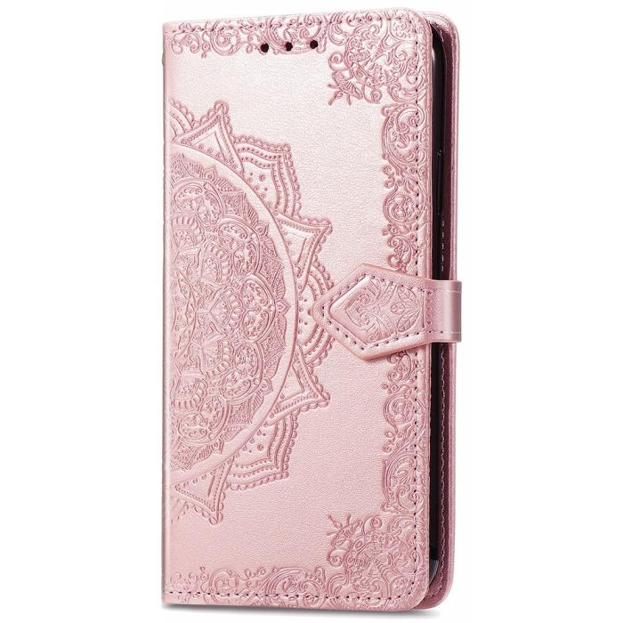 Bild 2,  Samsung Galaxy A53 5G Fodral Mandala Läder Roséguld - Teknikhallen.se