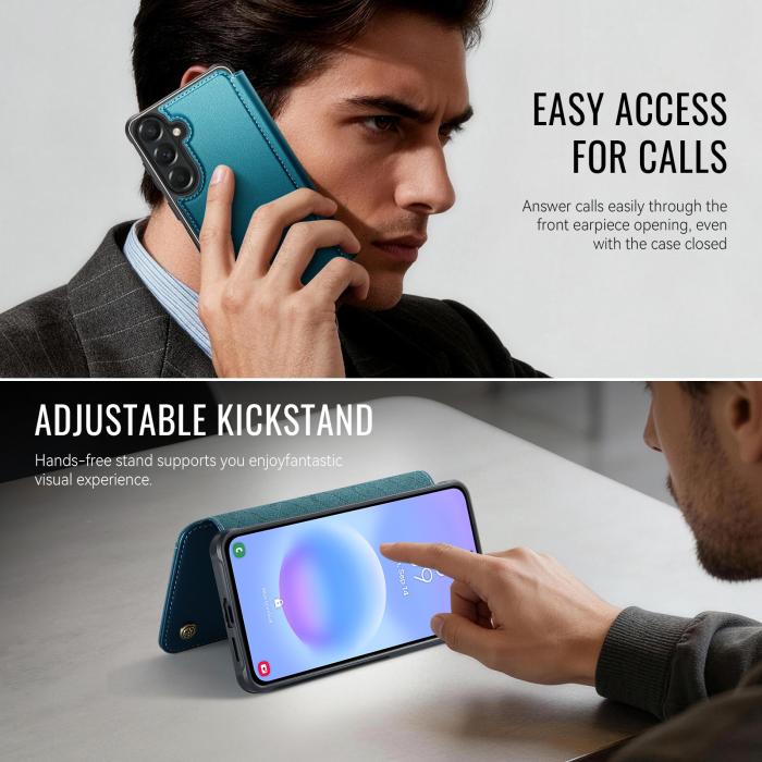 Bild 4, CASEME CASEME Samsung Galaxy A17/A16/A26 Skal RFID Plånbok Blå - Teknikhallen.se