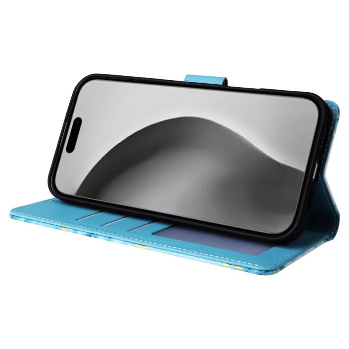 Bild 3,  iPhone 16 Pro Max Fodral Marmor Tryck Blå - Teknikhallen.se