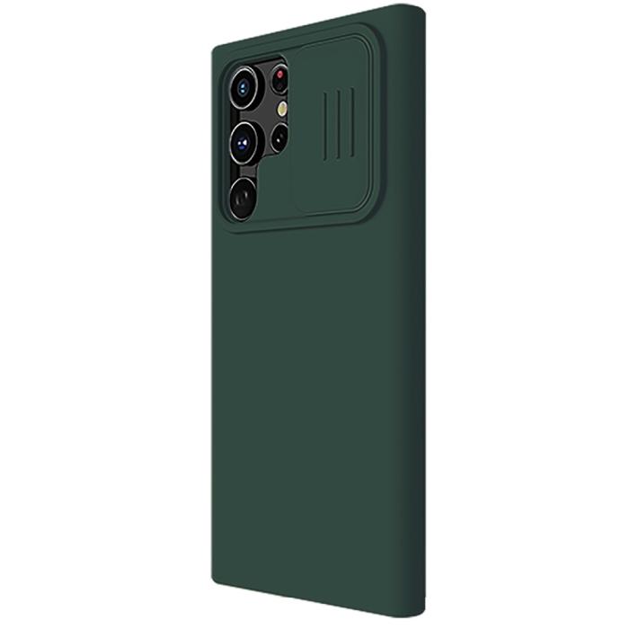Bild 4, NILLKIN NILLKIN Samsung Galaxy S22 Ultra Skal CamShield Liquid Grön - Teknikhallen.se