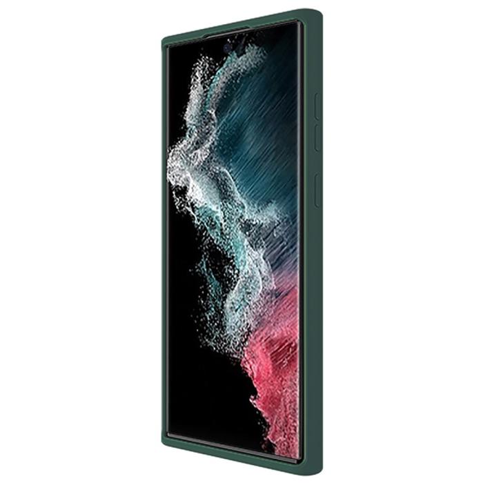 Bild 5, NILLKIN NILLKIN Samsung Galaxy S22 Ultra Skal CamShield Liquid Grön - Teknikhallen.se